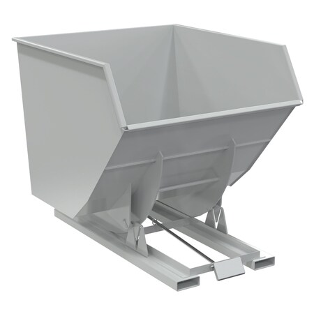 Vestil SELF-DUMP HOPPER HD 3.5 CU YD 6K MACHINE GRAY D-350-HD-GY-MG